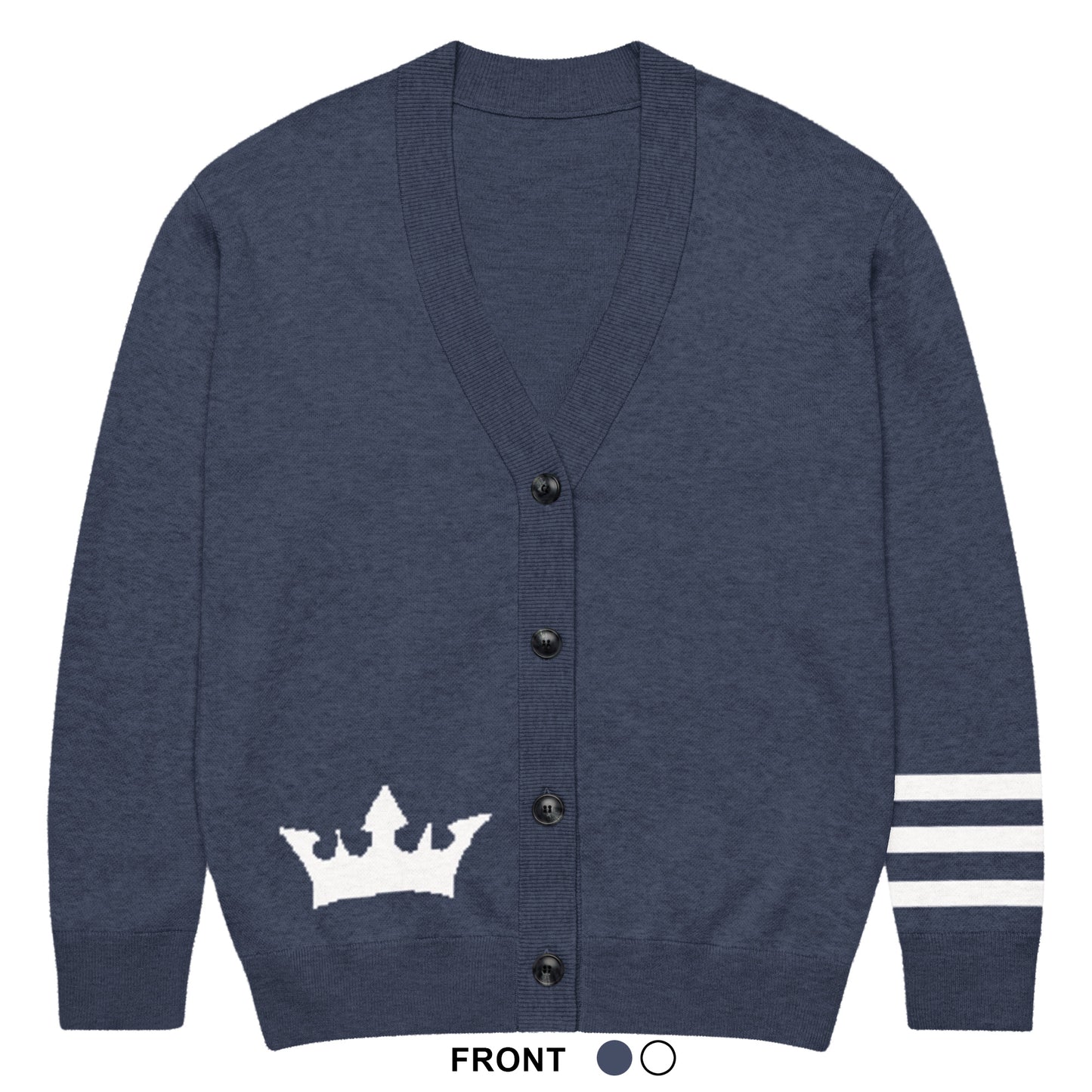 Knit Cardigan Sweater - Kings Game Day