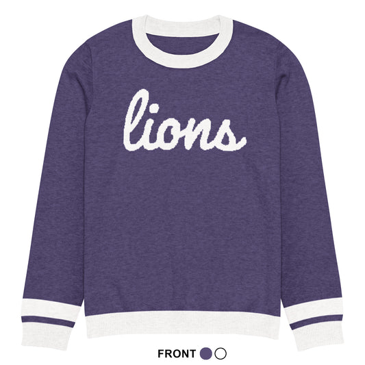 Knit Sweater - Lutheran Lions