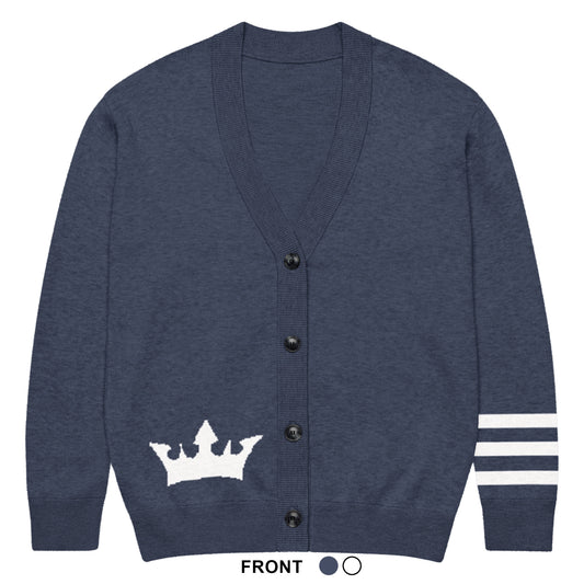 Knit Cardigan Sweater - Kings Game Day